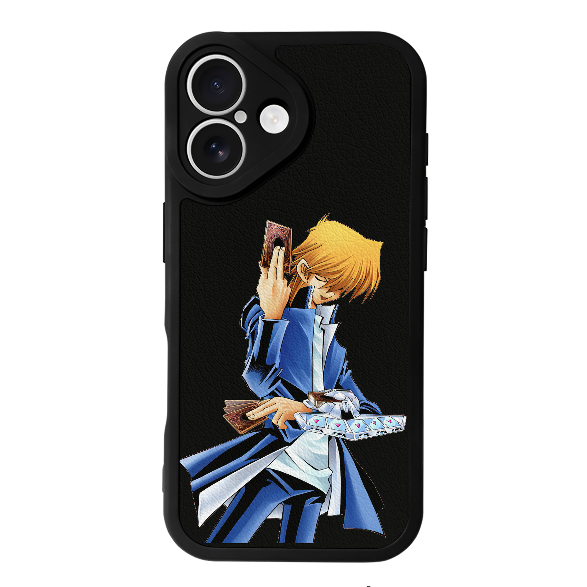 遊☆戯☆王 Yu-Gi-Oh! 【iPhone 16シリーズ対応】シリコンスマホケース（レザー調） 材質：シリコン